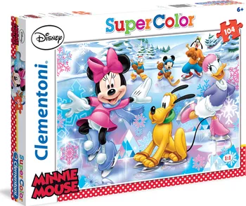 Puzzle Clementoni Puzzle Supercolor Minnie Sport 104 dílků