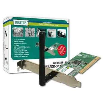Síťová karta DIGITUS WLAN PCI 2.1, IEEE 802.11g, 54Mbps