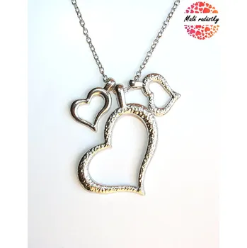 Řetízek Řetízek Fashion Jewerly - Tři srdce 284