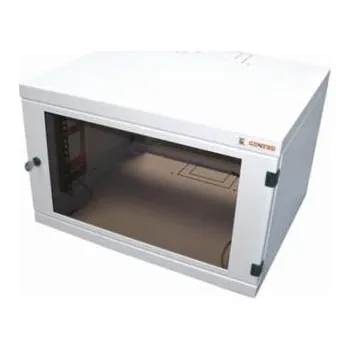 Racková skříň CONTEG 19",v10U(510mm),h.500mm,š530mm,EASY,7035