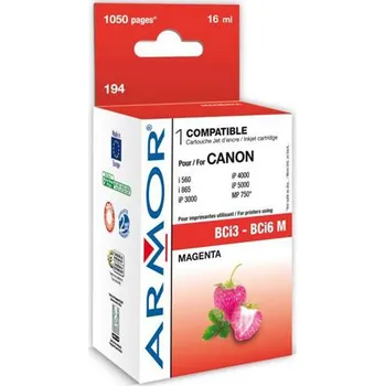 ARMOR ink-jet pro Canon BJC6000/8200 magenta, kompat. s BCI3M/6M k.č. 194