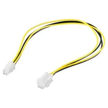 Kabel do PC PremiumCord Prodlužka P4 napájení M/F 37cm