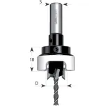 VRTÁK SE ZÁHLUBNÍKEM A STOP DORAZEM 90° D12 d4 S10