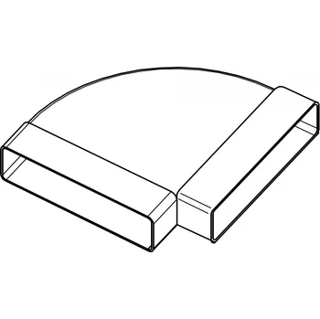 Příslušenství pro digestoř Faber Koleno horizontální 90st. 87.550