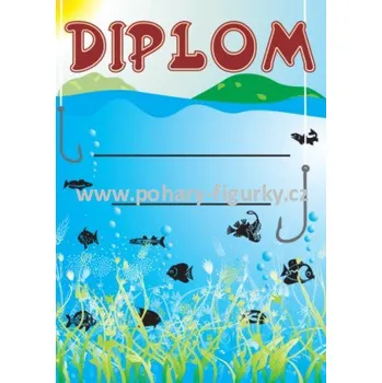 diplom D31 - pro malé rybáře (formát A5)