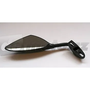 Zrcátko pro motocykl Motocyklové zrcátko pravé SUPERBIKE mini - do kapot - karbonové lesklé