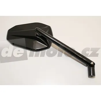 Zrcátko pro motocykl Motocyklové univerzální hliníkové zrcátko VICTORY - černé (elox)