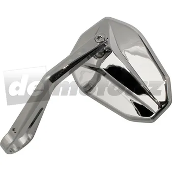 Zrcátko pro motocykl Motocyklové univerzální hliníkové zrcátko VICTORY na závažíčka - chromové