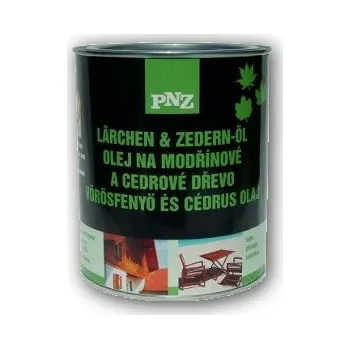 Olej na dřevo 2,5 l PNZ Olej na modřínové a cedrové dřevo, bezbarvý (PNZ LÄRCHEN+ZEDERN ÖL)