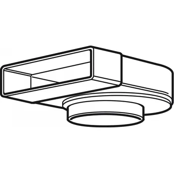 Příslušenství pro digestoř Faber Přechodové koleno s reg. 87.961