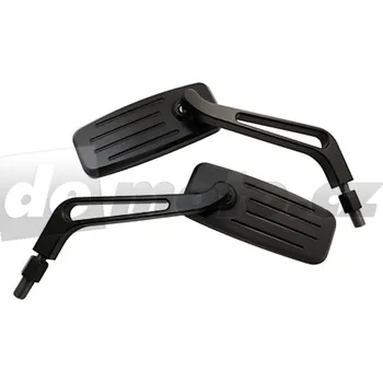 Zrcátko pro motocykl Motocyklové hliníkové zrcátka ACTION - černé (elox)