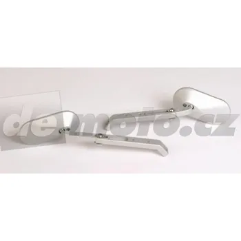 Zrcátko pro motocykl Motocyklové hliníkové zrcátka RS2 - stříbrné