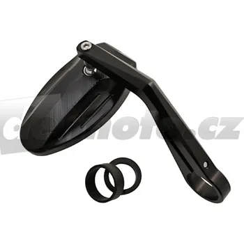 Zrcátko pro motocykl Motocyklové univerzální zrcátko FERRARA II na závažíčka - černé