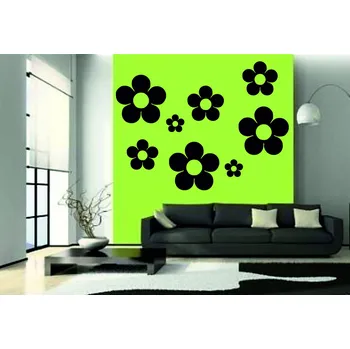 samolepka Marcela Krajčíková.Samolepky na zeď - Sada kytek 23 ( 60 x 42 cm ) (Marcela Krajčíková.Samolepky na zeď - Sada kytek 23 ( 60 x 42 cm ) )