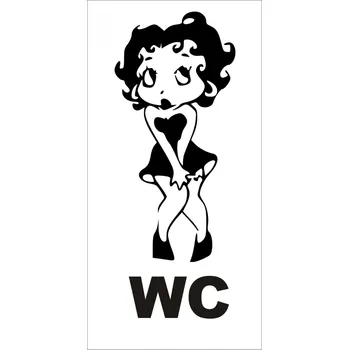 samolepka Merci-shop.Samolepka WC Dámy (15 x 30 cm)