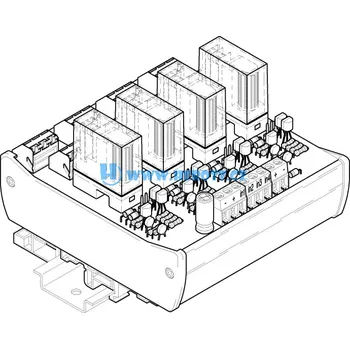 Relé R4-24-25, 4 x relé v patici, aktivní 2P, 250V~ / 5A
