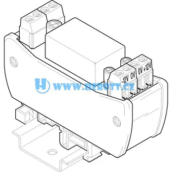 Měnič napětí KF2-24-12, DC / DC měnič ±12V / 0.125A