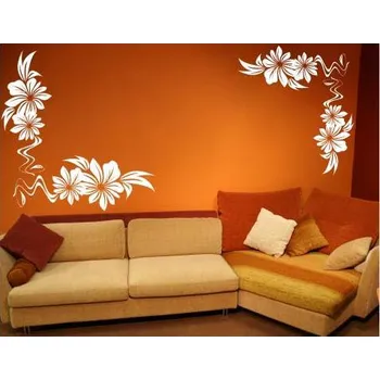 samolepka Marcela Krajčíková - Samolepka na zeď - Květy 2 ( 30 x 21 cm ) (Marcela Krajčíková - Samolepka na zeď - Květy 2 ( 30 x 21 cm ) )