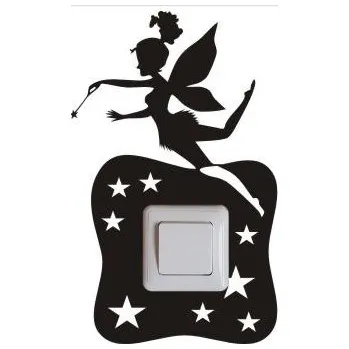 samolepka Merci-shop. Samolepka na zeď, vypínač - Vzor 23 víla ( 19 x 30 cm )