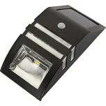 Solární svítidlo s PIR čidlem, černé (Solární LED světlo s PIR čidlem)