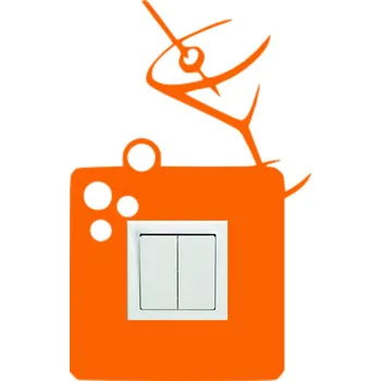 samolepka Merci-shop. Samolepka na zeď, vypínač - Vzor 60 ( 18 x 28,5 )