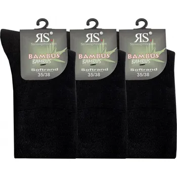 Pánské ponožky Klasické bambusové ponožky RS 35-38 černá