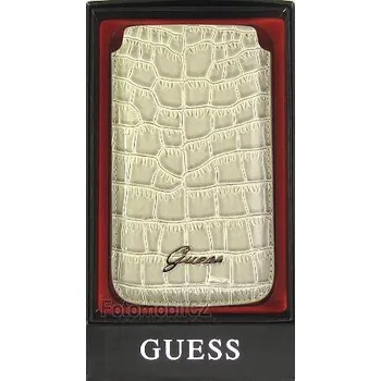 Pouzdro na mobilní telefon Kožené pouzdro Guess beige pro Samsung i9300 Galaxy S3, i9505 Galaxy S4 Kožené pouzdro Guess beige pro Samsung i9300 Galaxy S3, i9505 Galaxy S4