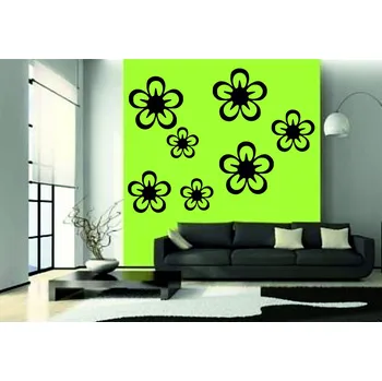 samolepka Marcela Krajčíková.Samolepka na zed - Sada kytek 24 ( 60 x 43 cm ) (Marcela Krajčíková.Samolepka na zed - Sada kytek 24 ( 60 x 43 cm ) )