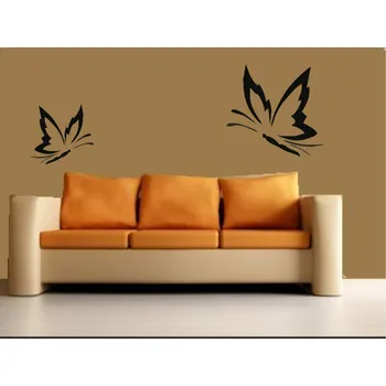 samolepka Merci-shop. Samolepky na zeď Motýl 23 ( 1 x 30 x 30 cm,1x 15 x 15 cm )