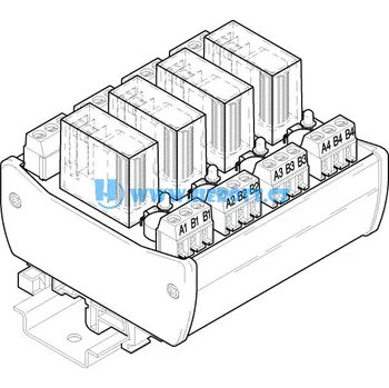 Relé RF4-24-31, 4 x relé, cívka 24V~, 1P, 250V~ / 5A
