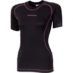 E NKRZ bambusové triko dámský krátký rukáv Progress černá M