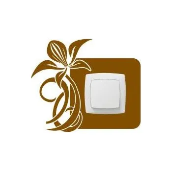 samolepka Samolepka kolem vypínače - Vzor 72 ( 20,5 x 17,5 cm ) Merci-shop