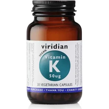 Viridian Vitamin K 50 mcg 30 kapslí