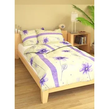 Povlečení Smolka krep povlečení Anežka fialová 140x200 70x90