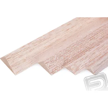 Modelářská balsa Balsová trojúhelníková lišta 15x15mm