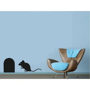 Samolepící dekorace Marcela Krajčíková.Samolepka na zeď.Myší díra 21 x 8 cm (Marcela Krajčíková.Samolepka na zeď.Myší díra 21 x 8 cm )