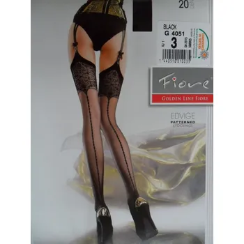 Dámské punčochy Fiore Edvige 20 den Punčochy black-černé (punčochy na pas)