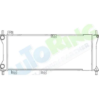 Chladič motoru Chladič vody FIAT Panda (141A) 1980-2003 LP.0000.1747.97-174797 - DOPRAVA ZDARMA