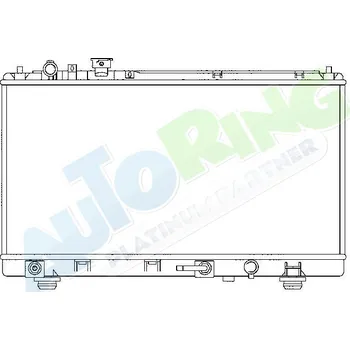 Chladič motoru Chladič vody MAZDA Premacy (CP) 1999-2005 LP.0000.1796.25-179625 - DOPRAVA ZDARMA
