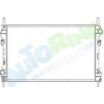 Chladič motoru Chladič vody FORD Transit (V184,5) 04.00-05.06 LP.0000.1620.00-162000 - DOPRAVA ZDARMA