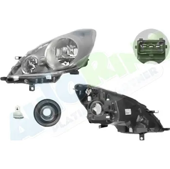 Přední světlomet Hlavní světlomet NISSAN Note (E11) 03.09-10.13 LA.0000.8613.93-58456 - DOPRAVA ZDARMA