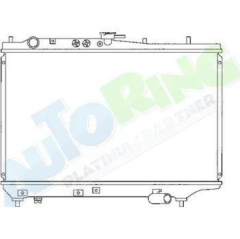 Chladič motoru Chladič vody MAZDA 323 (BG) 1990-06.94 LP.0000.1850.33-185058 - DOPRAVA ZDARMA
