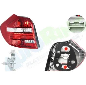 Zadní světlomet Zadní světlo BMW 1 (E81,E82,E87,E88) 2004-08.11 LA.0000.8438.64-7114 - DOPRAVA ZDARMA