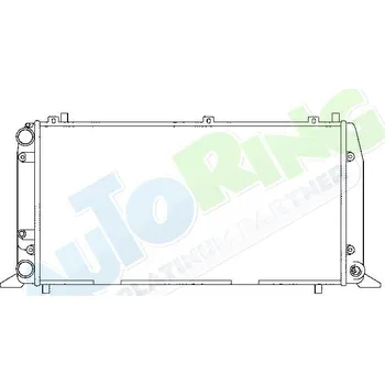 Chladič motoru Chladič vody AUDI 100 i 200 (C3) 1983-1991 LP.0000.1630.50-163050 - DOPRAVA ZDARMA