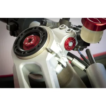 Řídítka CNC Racing ITALY Záslepky (ucpávky) řidítek CNC Racing pro DUCATI 1199 Panigale Barva: červená