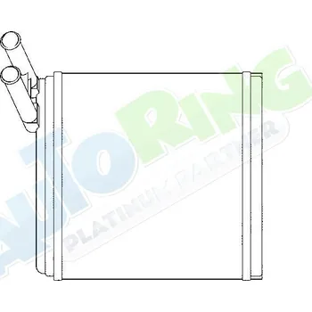 Výměník tepla Radiátor topení CITROEN CX (MA) 1975-07.89 LP.0000.1996.72-199672 - DOPRAVA ZDARMA
