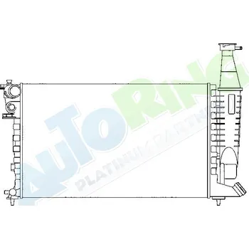 Chladič motoru Chladič vody CITROEN Berlingo (MF) 06.96-11.02 LP.0000.1620.72-165865 - DOPRAVA ZDARMA