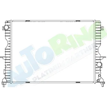 Chladič motoru Chladič vody LAND ROVER Discovery (LJ, LT) 09.98-2002 LP.0000.1635.63-184947 - DOPRAVA ZDARMA