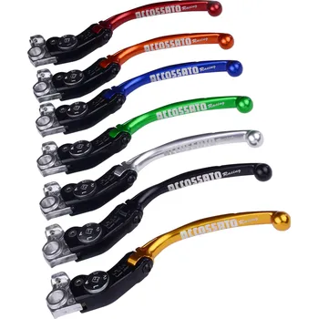 ACCOSSATO Italy Spojková páčka ACCOSSATO kloubová pro OEM BREMBO pumpy - APRILIA/DUCATI/MOTO GUZZI/MOTO MORINI Barva: černá