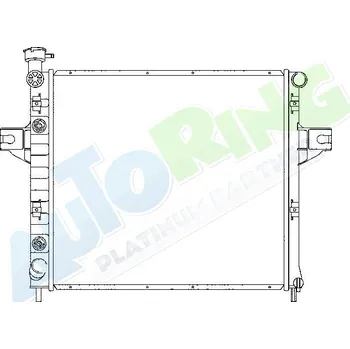 Chladič motoru Chladič vody JEEP Grand Cherokee (WJ,WG) 04.99-2005 LP.0000.1628.61-162861 - DOPRAVA ZDARMA